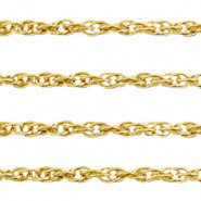 Stainless steel 6mm belcher chain Gold